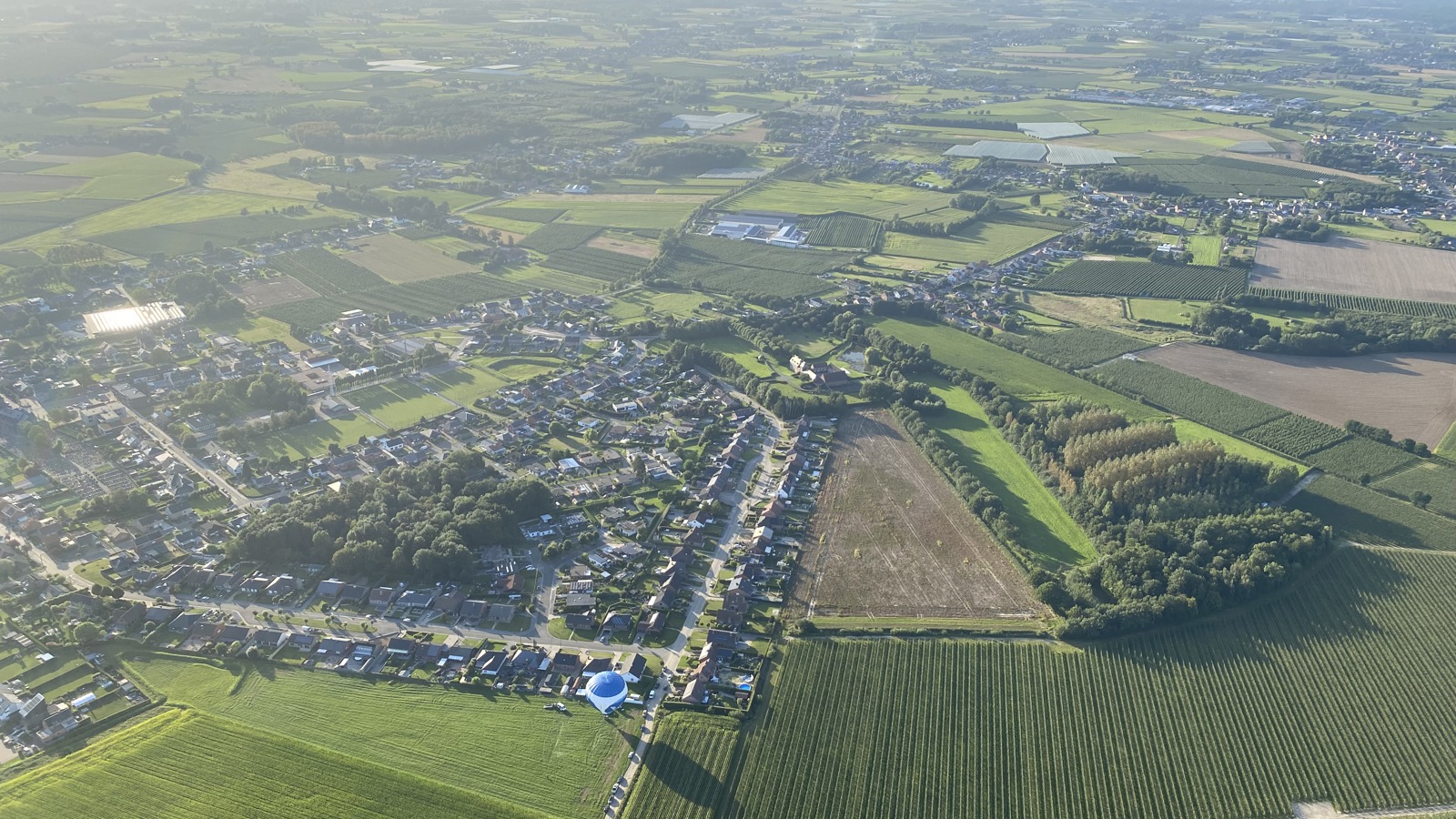 Ballonvlucht boven Tongeren