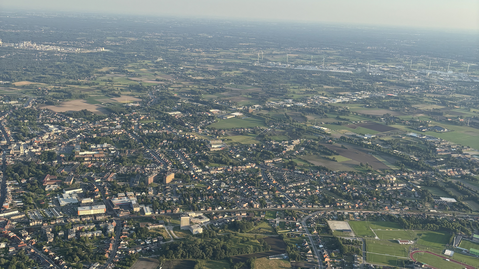 Ballonvlucht boven regio Geel