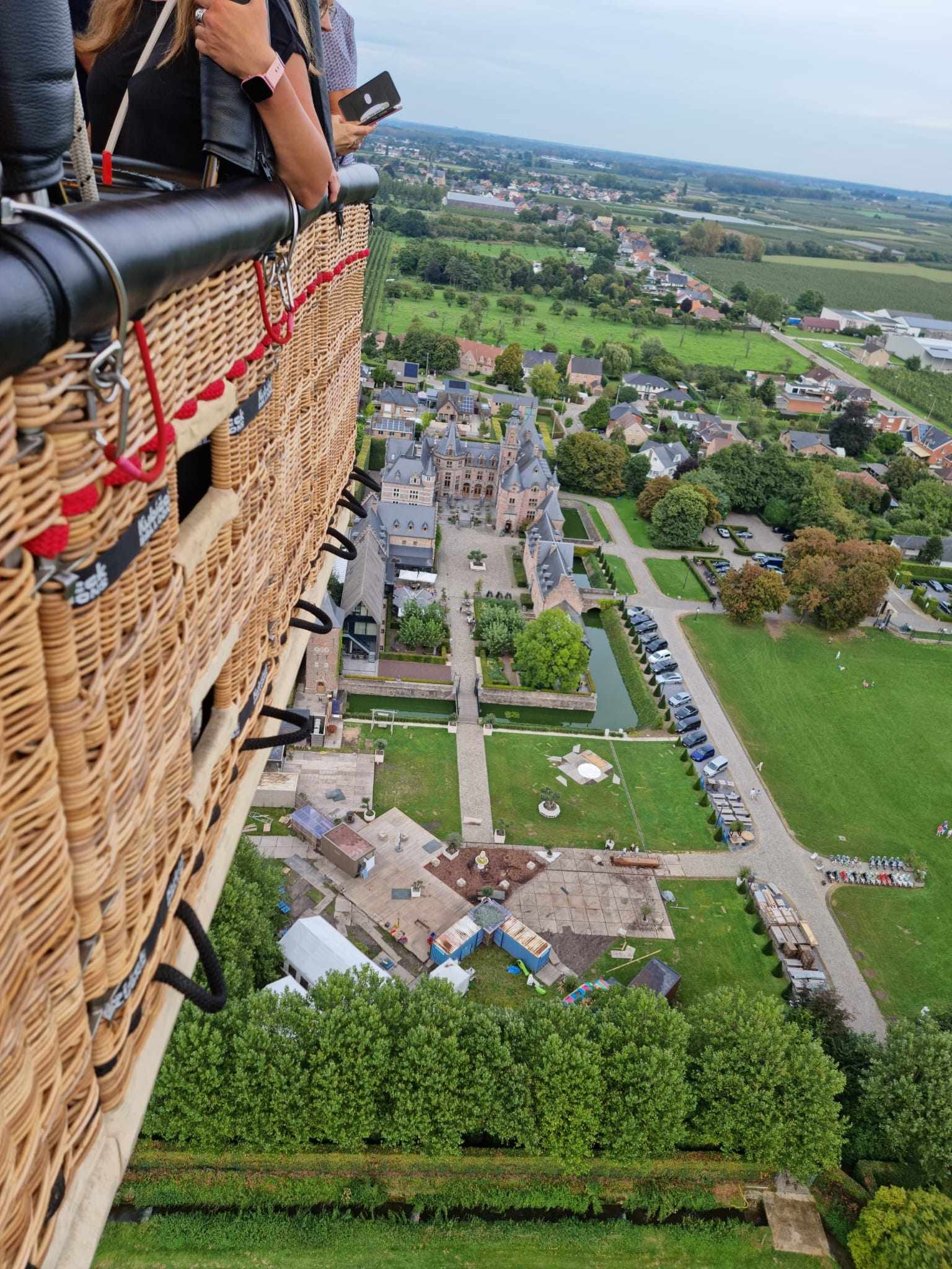 Ballonvaart vanuit Kasteel van Ordingen